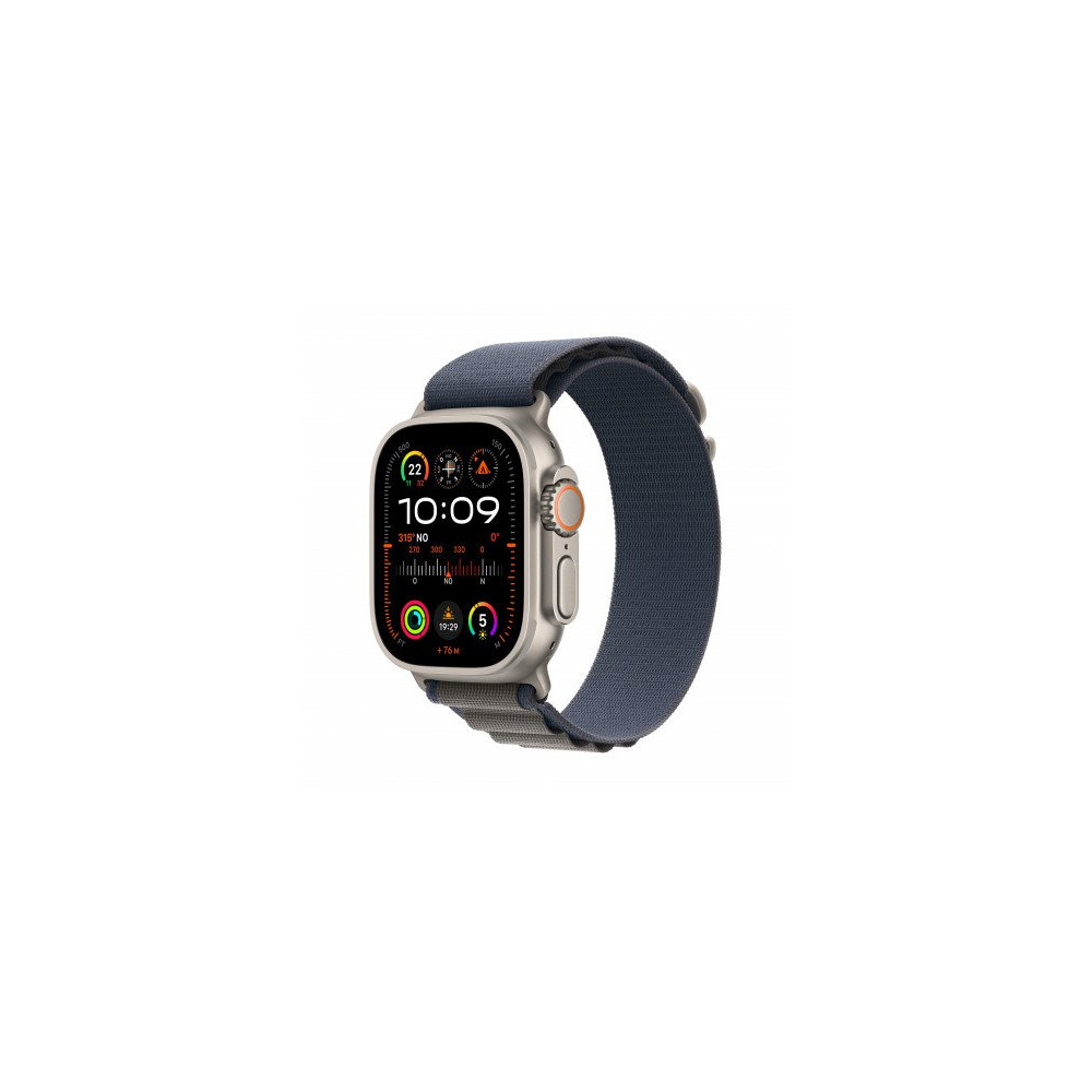 Apple Watch Ultra 2 GPS + Cellular, 49mm Cassa in titanio con blu alpine loop - large