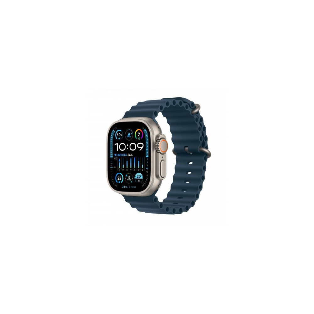 2023 - Apple Watch Ultra 2 GPS + Cellular, 49mm Cassa in titanio con Blu Ocean band