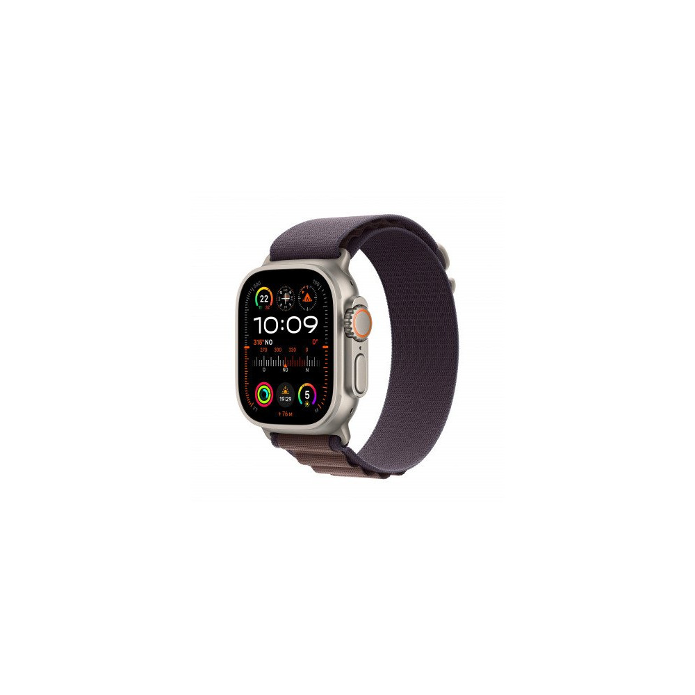 2023 - Apple Watch Ultra 2 GPS + Cellular, 49mm Cassa in titanio con indaco alpine loop - small