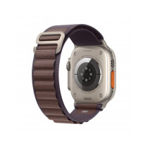 2023 - Apple Watch Ultra 2 GPS + Cellular, 49mm Cassa in titanio con indaco alpine loop - small