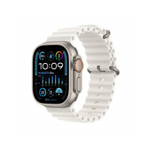 2023 - Apple Watch Ultra 2 GPS + Cellular, 49mm Cassa in titanio con Bianco Ocean band