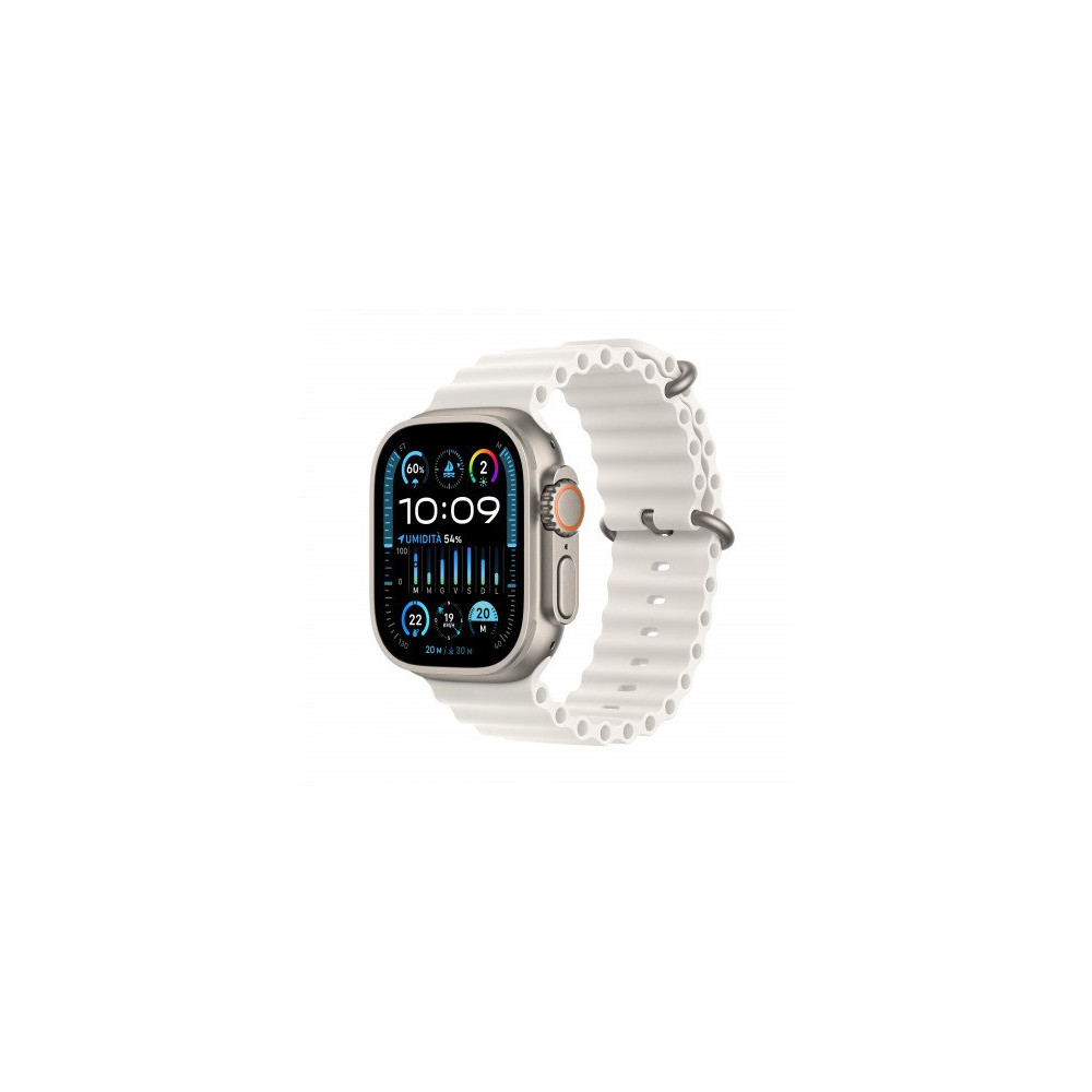2023 - Apple Watch Ultra 2 GPS + Cellular, 49mm Cassa in titanio con Bianco Ocean band