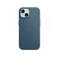 Custodia con Magsafe in Tessuto Fine Woven per iPhone 15 - Blu Pacifico