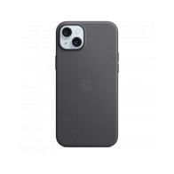 Custodia con Magsafe in Tessuto Fine Woven per iPhone 15 Plus - Nero