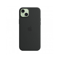 Custodia con Magsafe in Silicone per iPhone 15 Plus - Nero