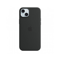Custodia con Magsafe in Silicone per iPhone 15 Plus - Nero