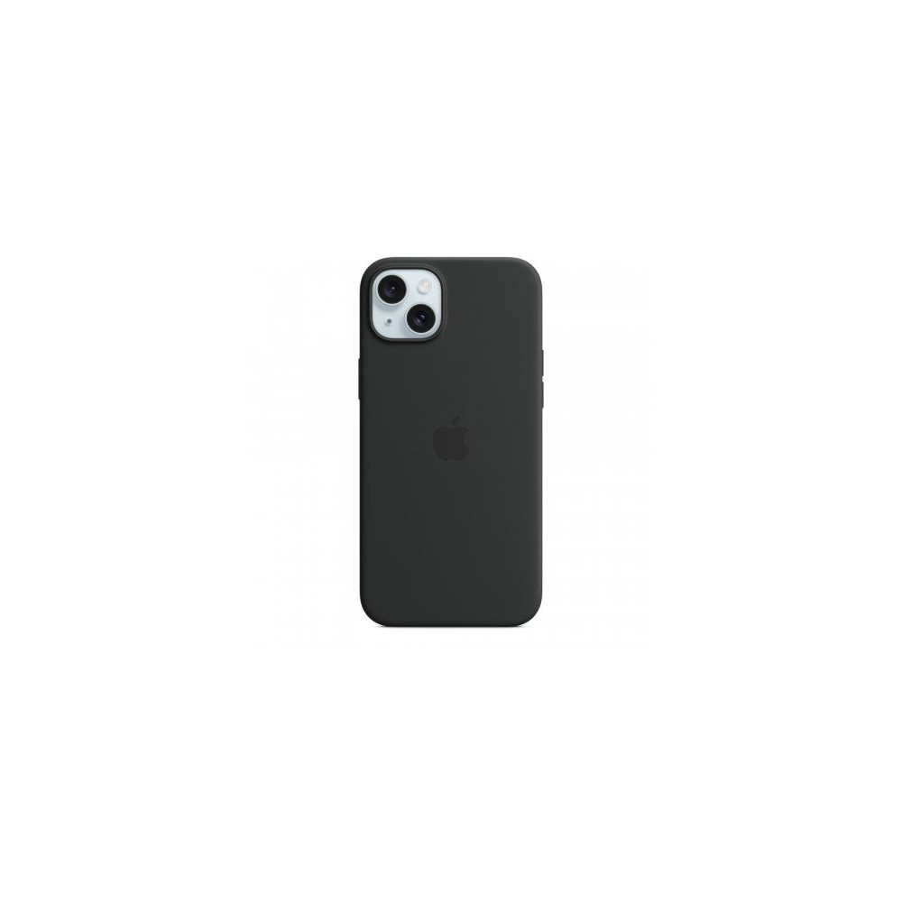 Custodia con Magsafe in Silicone per iPhone 15 Plus - Nero