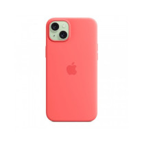 Custodia con Magsafe in Silicone per iPhone 15 Plus - Guava