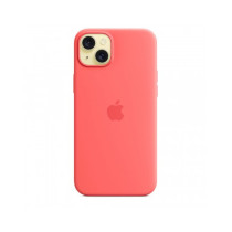 Custodia con Magsafe in Silicone per iPhone 15 Plus - Guava