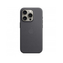 iPhone 15 Pro Custodia MagSafe in tessuto FineWoven - Nero