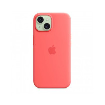 Custodia con Magsafe in Silicone per iPhone 15 - Guava
