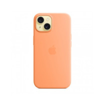 Custodia con Magsafe in Silicone per iPhone 15 - Aranciata
