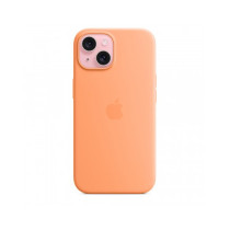 Custodia con Magsafe in Silicone per iPhone 15 - Aranciata