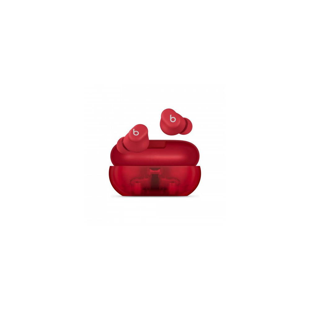 Beats Solo Buds - True Wireless Earbuds - Transparent Red
