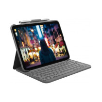 Logitech Slim Folio, custodia con Tastiera Bluetooth per iPad (10ª generazione) - TEDESCA