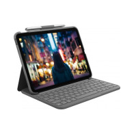 Logitech Slim Folio, custodia con Tastiera Bluetooth per iPad (10ª generazione) - TEDESCA