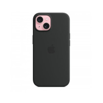 Custodia con Magsafe in Silicone per iPhone 15 - Nero