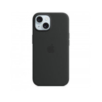 Custodia con Magsafe in Silicone per iPhone 15 - Nero
