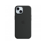 Custodia con Magsafe in Silicone per iPhone 15 - Nero