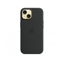 Custodia con Magsafe in Silicone per iPhone 15 - Nero