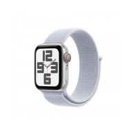 Apple Watch SE GPS + Cellular 40mm Argento Cassa Alluminio con Cinturino Sport Loop Nuvola Blu