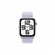 Apple Watch SE GPS + Cellular 40mm Argento Cassa Alluminio con Cinturino Sport Loop Nuvola Blu