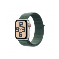 Apple Watch SE GPS + Cellular 40mm Galassia Cassa Alluminio con Cinturino Sport Loop Lago Verde