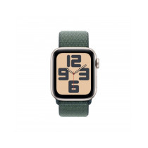 Apple Watch SE GPS + Cellular 40mm Galassia Cassa Alluminio con Cinturino Sport Loop Lago Verde