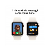Apple Watch SE GPS + Cellular 40mm Galassia Cassa Alluminio con Galassia Sport Band - S/M