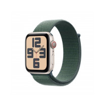 Apple Watch SE GPS + Cellular 44mm Galassia Cassa Alluminio con Cinturino Sport Loop Lago Verde