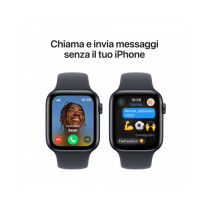 Apple Watch SE GPS + Cellular 44mm Midnight Cassa Alluminio con Cinturino Sport Mezzanotte - S/M