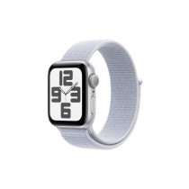 Apple Watch SE GPS 40mm Argento Cassa Alluminio con Cinturino Sport Loop Nuvola Blu