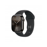 Apple Watch Series 10 GPS + Cellular 42mm Cassa Titanio Ardesia con Nero Sport Band - M/L