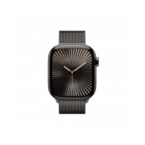 Apple Watch Series 10 GPS + Cellular 42mm Cassa Titanio Ardesia con Slate Milanese Loop