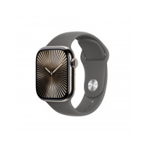 Apple Watch Series 10 GPS + Cellular 42mm Cassa Titanio Naturale con Stone Grey Sport Band - S/M