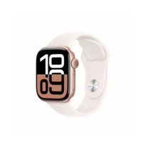 Apple Watch Series 10 GPS + Cellular 42mm Rose Oro Cassa Alluminio con Cinturino Sport Rosa Fard - S/M