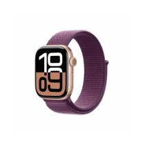 Apple Watch Series 10 GPS + Cellular 42mm Rose Oro Cassa Alluminio con Plum Sport Loop