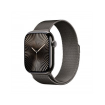 Apple Watch Series 10 GPS + Cellular 46mm Cassa Titanio Ardesia con Slate Milanese Loop - M/L