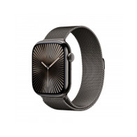 Apple Watch Series 10 GPS + Cellular 46mm Cassa Titanio Ardesia con Slate Milanese Loop - S/M