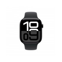 Apple Watch Series 10 GPS + Cellular 46mm Jet Nero Cassa Alluminio con Nero Sport Band - M/L