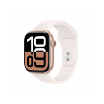 Apple Watch Series 10 GPS + Cellular 46mm Rose Oro Cassa Alluminio con Cinturino Sport Rosa Fard - S/M
