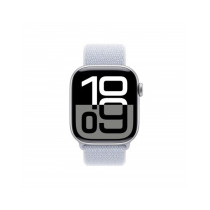 Apple Watch Series 10 GPS 42mm Argento Cassa Alluminio con Cinturino Sport Loop Nuvola Blu