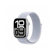 Apple Watch Series 10 GPS 42mm Argento Cassa Alluminio con Cinturino Sport Loop Nuvola Blu