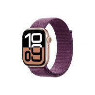 Apple Watch Series 10 GPS 46mm Rose Oro Cassa Alluminio con Plum Sport Loop