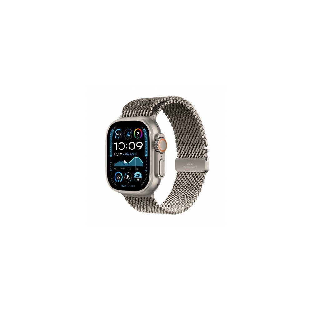 Apple Watch Ultra 2 GPS + Cellular 49mm Cassa Titanio Naturale con Titanio Naturale Milanese Loop - S
