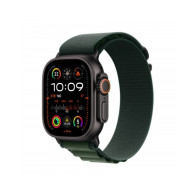 Apple Watch Ultra 2 GPS + Cellular 49mm Cassa Titanio Nero con Verde Scuro Alpine Loop - Small