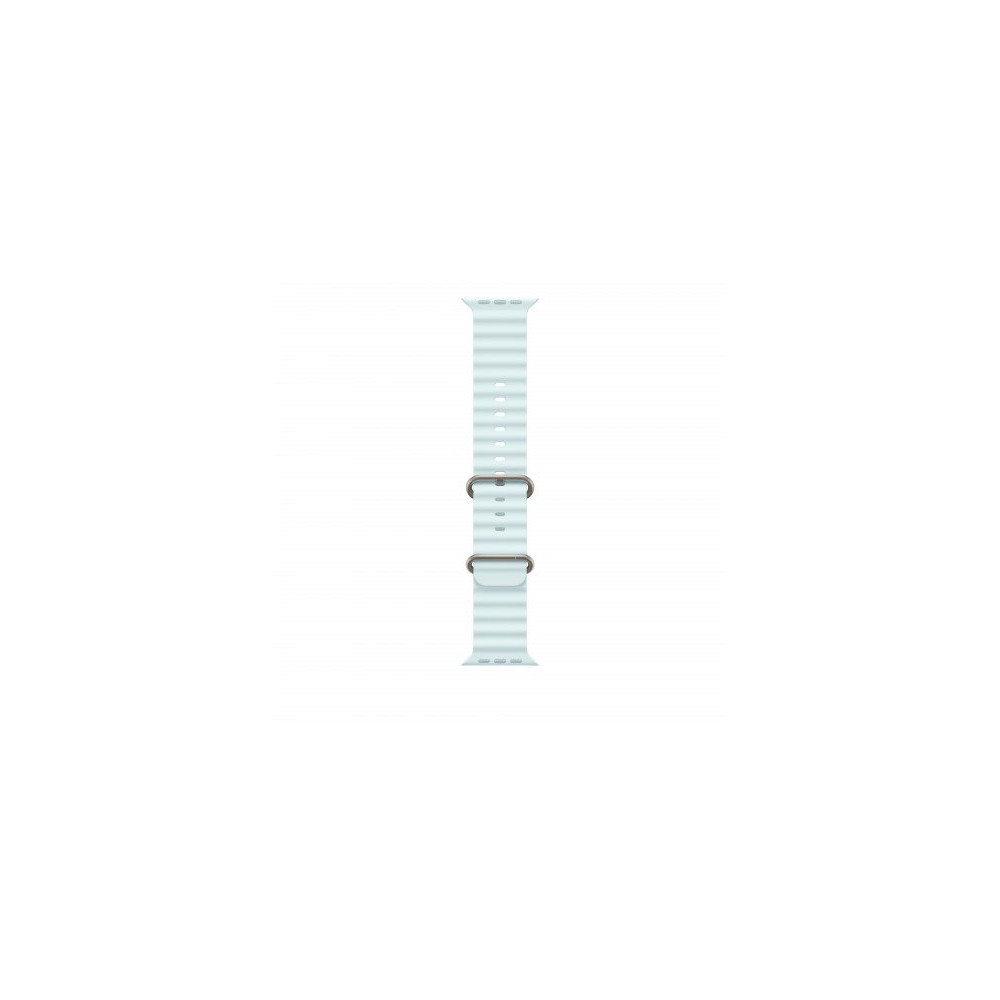 Cinturino Apple Watch 44/45/46/49mm - Ocean - Titanio Naturale - Blu Ghiaccio - Misura Unica