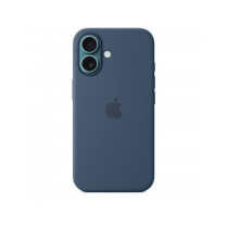 Custodia con Magsafe in Silicone per iPhone 16 - Denim