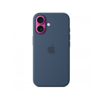 Custodia con Magsafe in Silicone per iPhone 16 - Denim