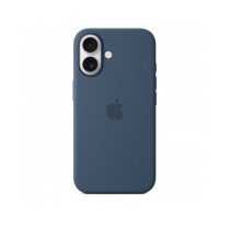 Custodia con Magsafe in Silicone per iPhone 16 - Denim